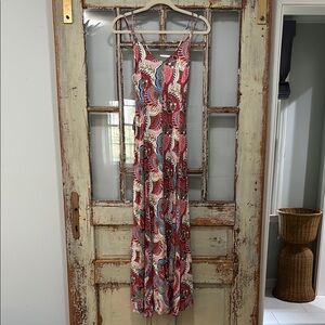 Colorful Patterned Maxi Dress